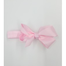 "Belle" petite bow headband - Ballet Pink